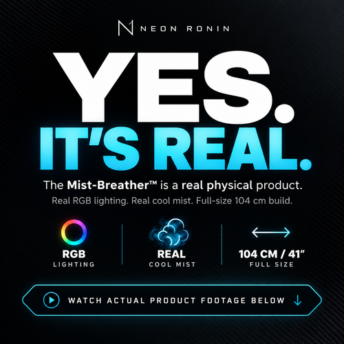 Neon Ronin Mist-Breather™ RGB Katana